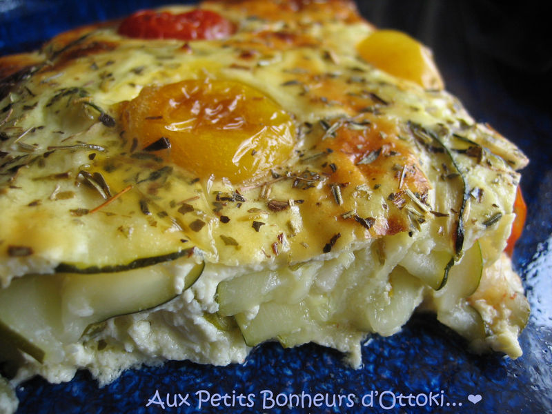 Gateau De Fromage Blanc Aux Courgettes Et Tomates Cerise Ottoki